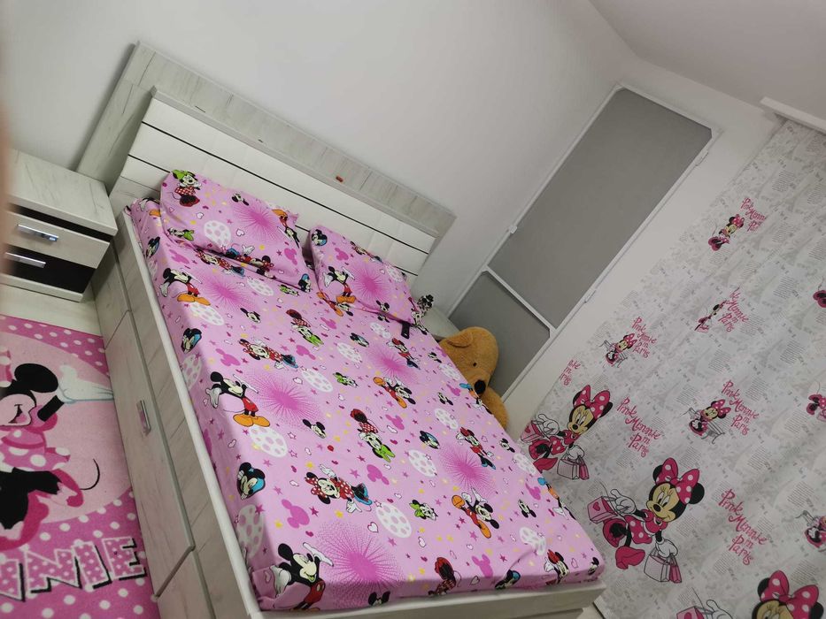 Pat matrimonial cu saltea