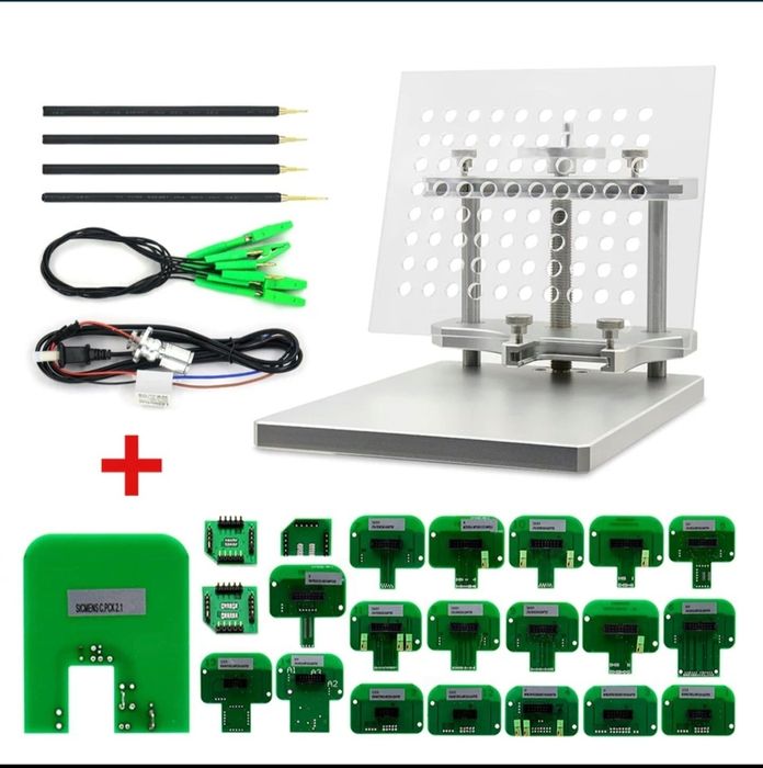BDM Frame din aluminium cu 22 de adaptoare BDM100,FGtech V54 sau Ktag