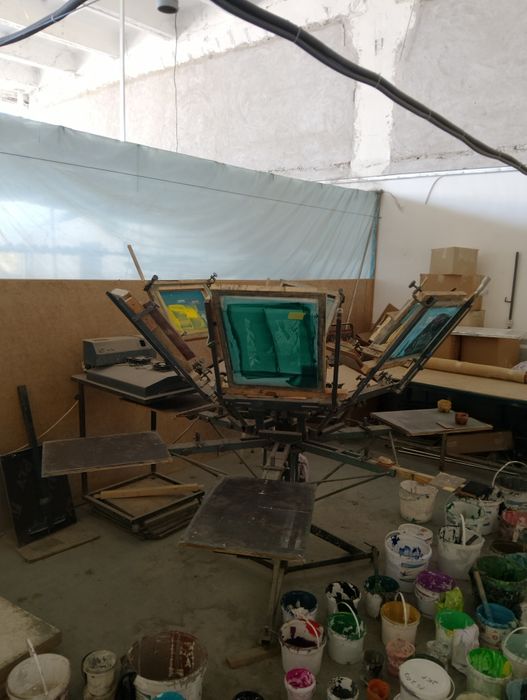 Карусель для шелкографии