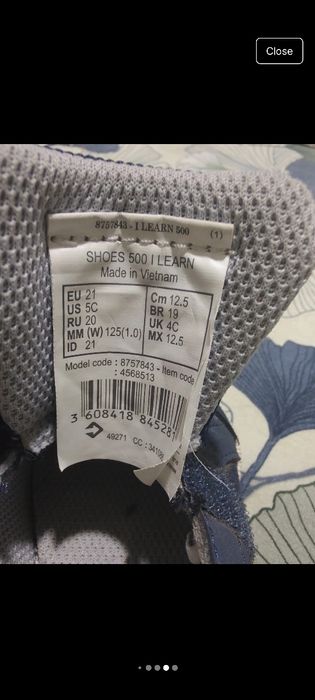Adidași copii Decathlon mărime 21