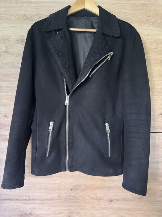 Мъжко велурено черно яке.