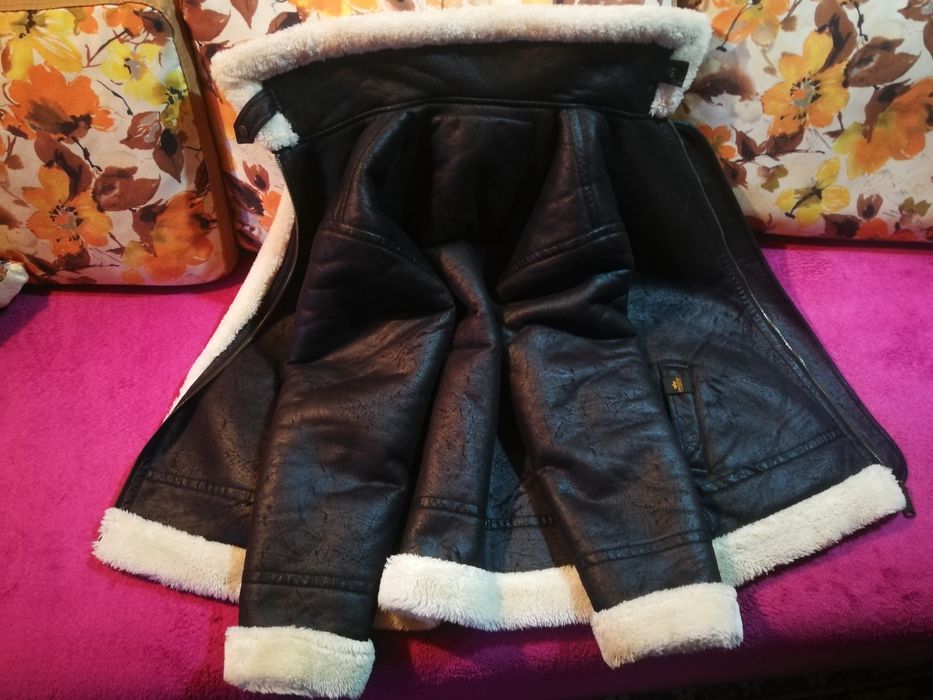 Cojoc Blana B-3 Alpha Industries Pilot Aviator Bomber