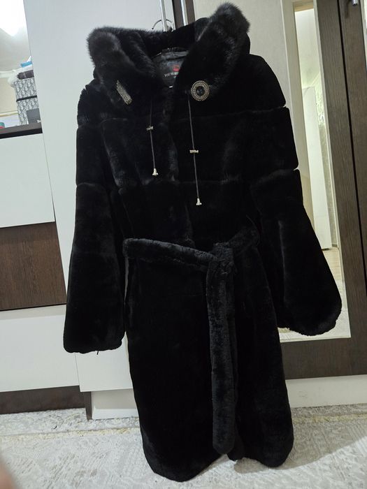 шуба натуральный мутон