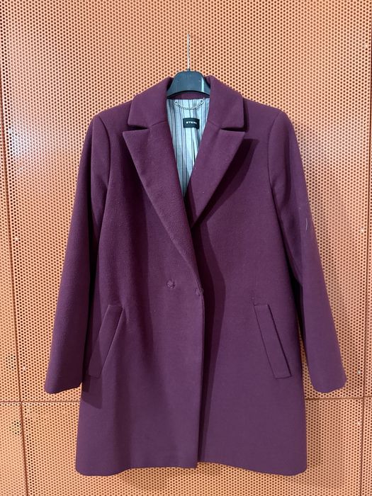 Червено манто 3/4, пролет/есен, линия Камбана, тик-так копчета