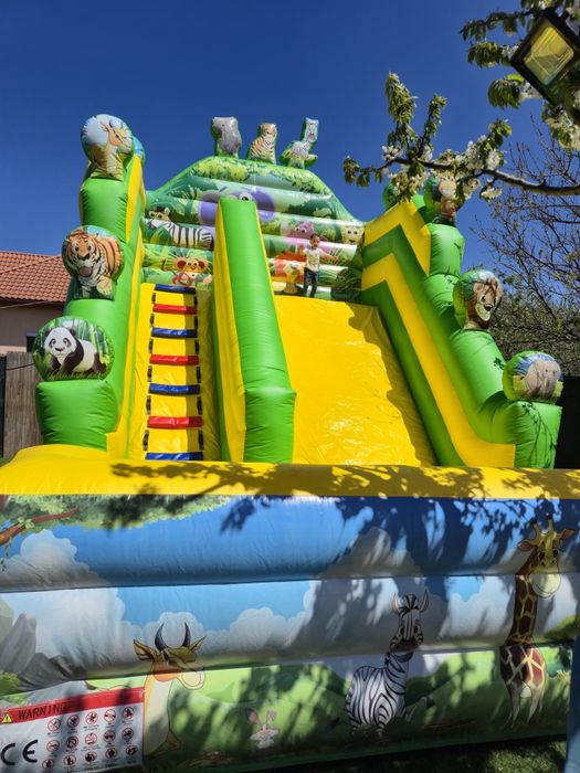 Tobogane gonflabile, bubble house, popcorn, vata de zahar, animatori, baloane face painting mascote