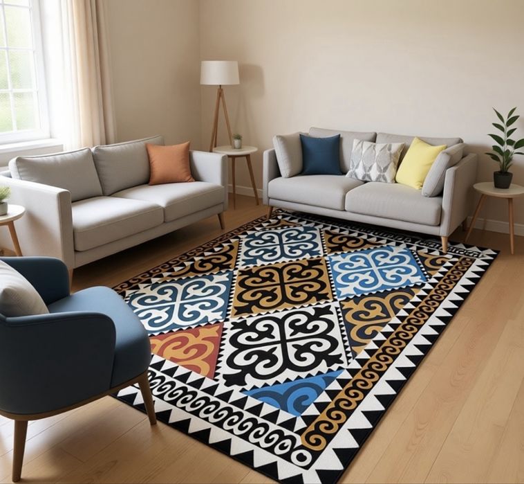 ковер для дома. Новый, стильный.