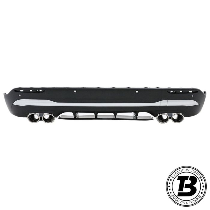 Difuzor Bara Spate cu Ornamente compatibil cu Mercedes GLA SUV H247 A Design