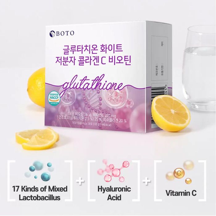Коллаген BOTO Glutathione, пробиотики, коллаген и гиалуроновая кислота