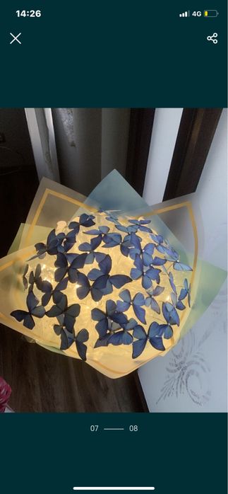 buchete fluturi handmade