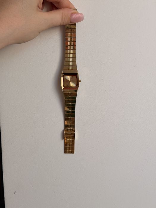 Ceas must de Cartier vintage placat cu aur