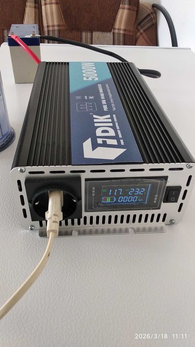 Invertor Sinus PUR 12V, 2,2KW Continuu /5KW Max/Duce toata casa-TESTAT