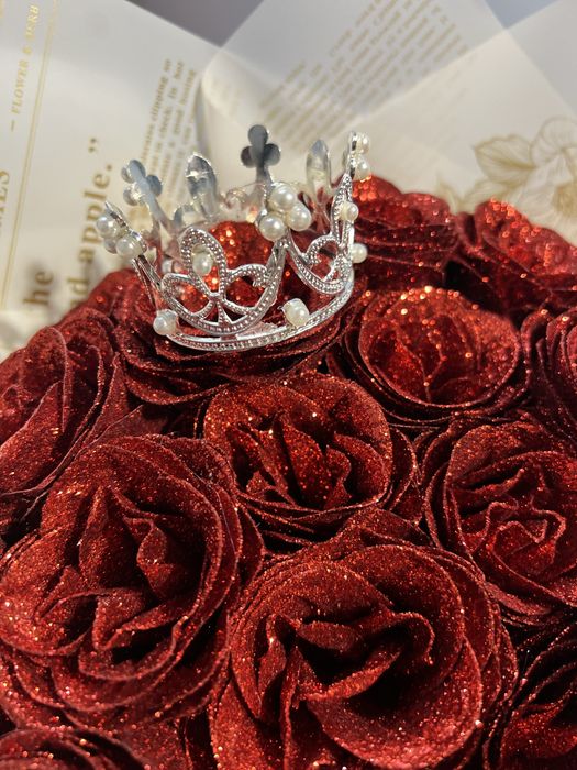 Buchet de tranfadiri din sclipici premium