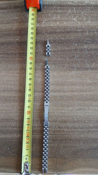 Мъжка гривна с плочка за гравиране