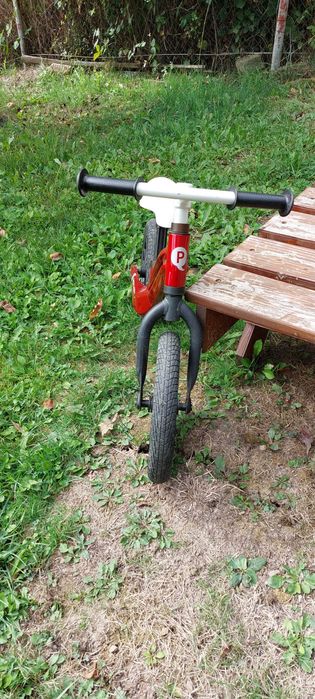 Bicicleta copii fara pedale, Qplay Racer, Roșie, 12 inch