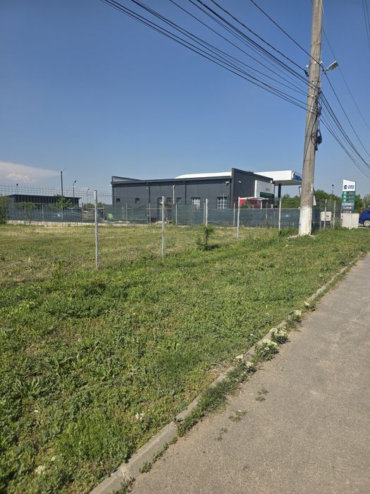Teren de închiriat în Balotești – 1000 mp, deschidere la Șoseaua Unirii, trafic intens