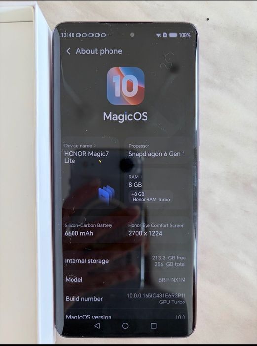 HONOR Magic7 Lite 5G 8/256GB – Titanium Purple – с кутия