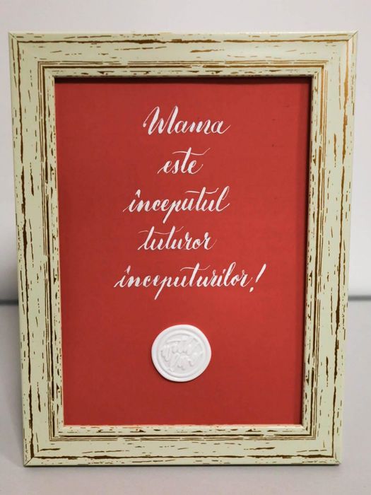 Tablou Caligrafie