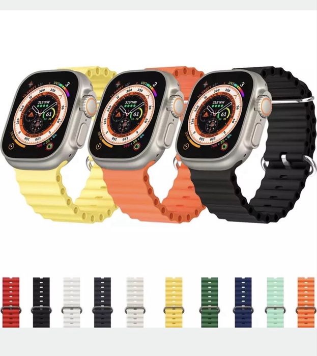 Husa Folie Silicon Sticla Curea Ceas Apple Watch 4 5 6 7 SE 8 9 10 11 ULTRA