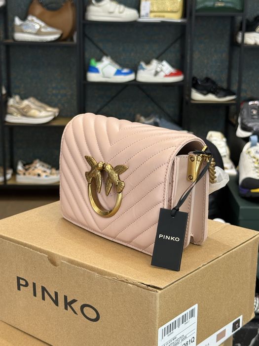 Дамска чанта Pinko  Love Click Classic 08Q Цвят пудра