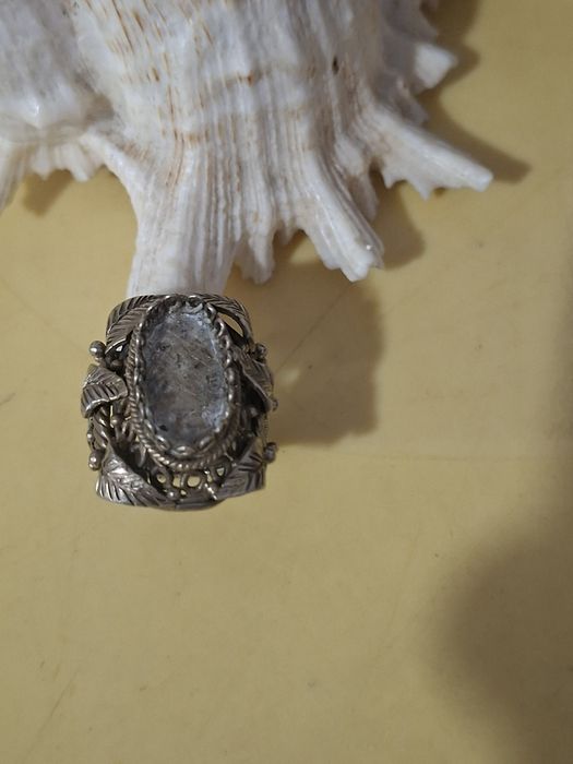 Винтажное серебро кольцо