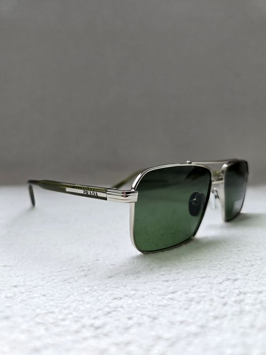 Слънчеви очила Prada SPR A57 silver green