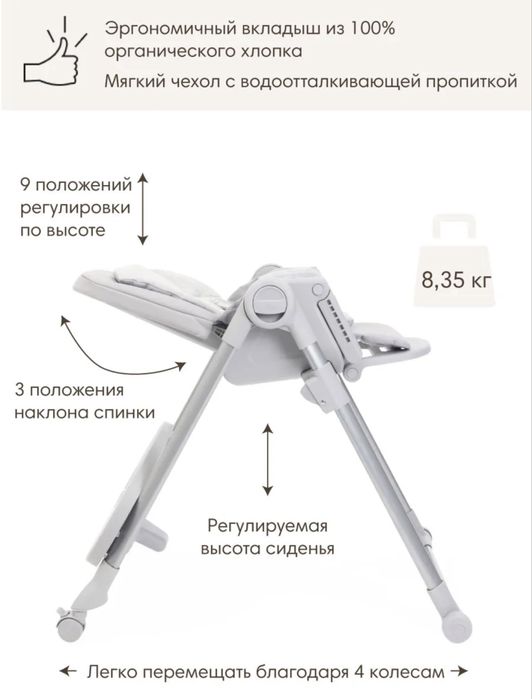 Стульчик для кормления Chicco