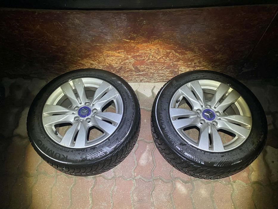 Jenti mercedes cu anvelope kumho de iarna