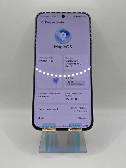 Honor 400 5G, MEM 512GB, RAM 8GB, Amanet Doamna Ghica, Cod: 94208