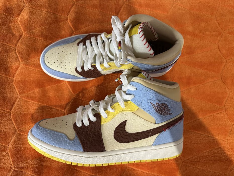 Nike Air Jordan 1 Mid Fearless Maison Château Rouge