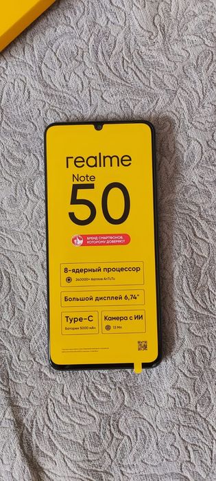 Реалми ноте 50 в хорошем состояние