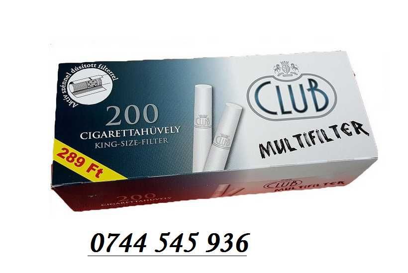 Tuburi tigari Club multifiltru, filtre tigari cu carbon