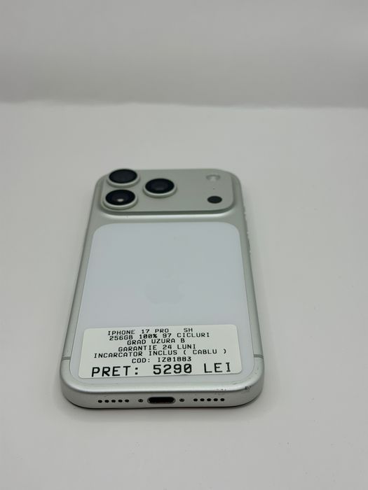 Iphone 17 Pro 256GB 100% Garantie Rate BuyBack - iphonezone.ro
