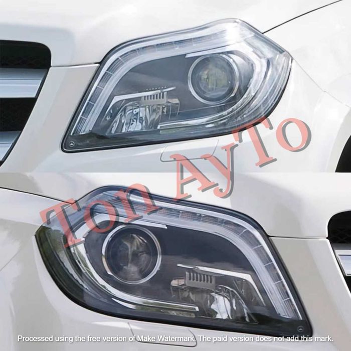 Капаци Стъкла Фарове GL X166 Мерцедес Mercedes 2012-2016 Стъкла Фарове Капаци Комплект
