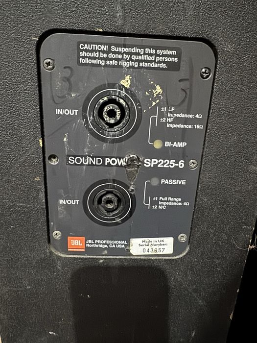 Озвучителни тела JBL Sound Power/4 баса/2 топа