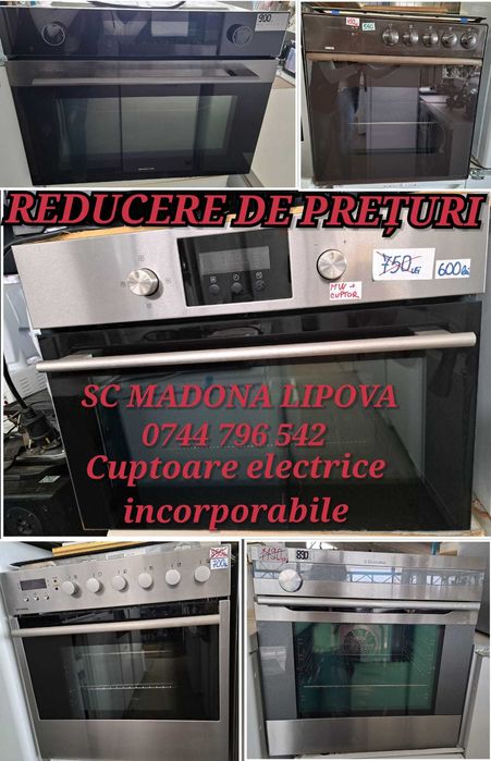 Cuptoare electrice incorporabilAragaze trifazice 380v/220 Madona/Lipov
