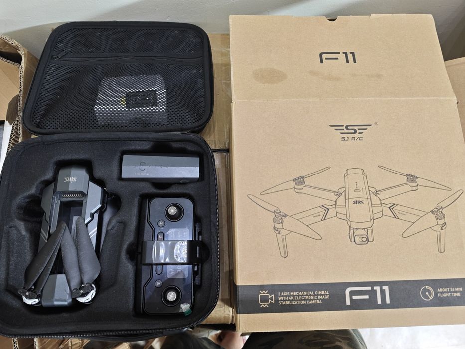 Дрон квадрокоптер Sjrc F11 4K Pro