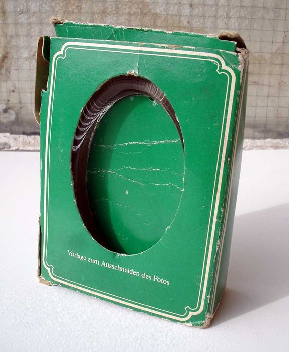 Стъклена фоторамка с елипсовидна форма