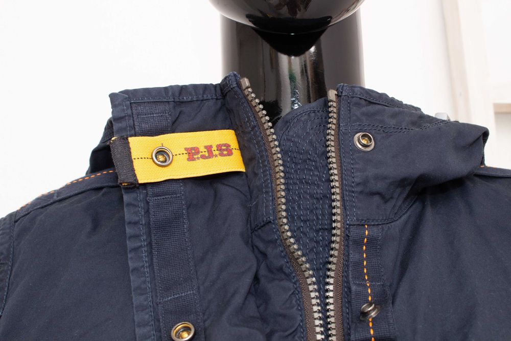 PARAJUMPERS оригинално дамско яке синьо памук windstopper тренч М