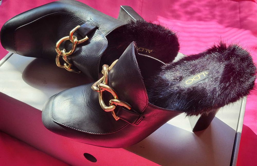 Маркови есенни чехли Aldo,естествена кожа