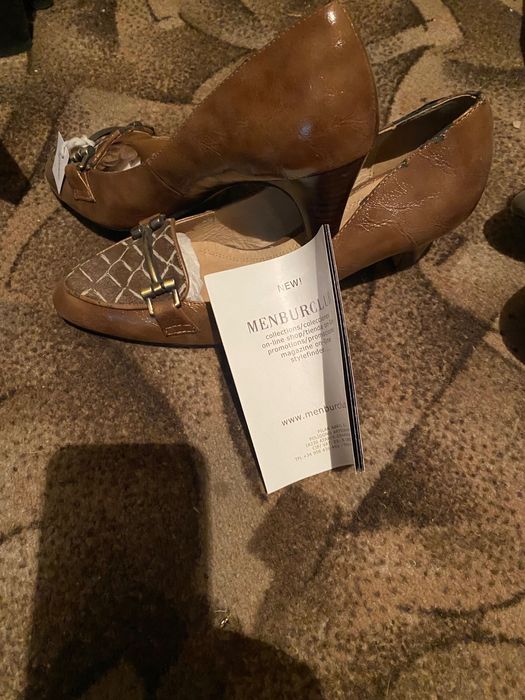 Туфли кожаные на осень