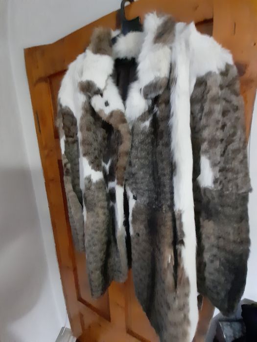 Яке Дамско L от естествена заешка кожа