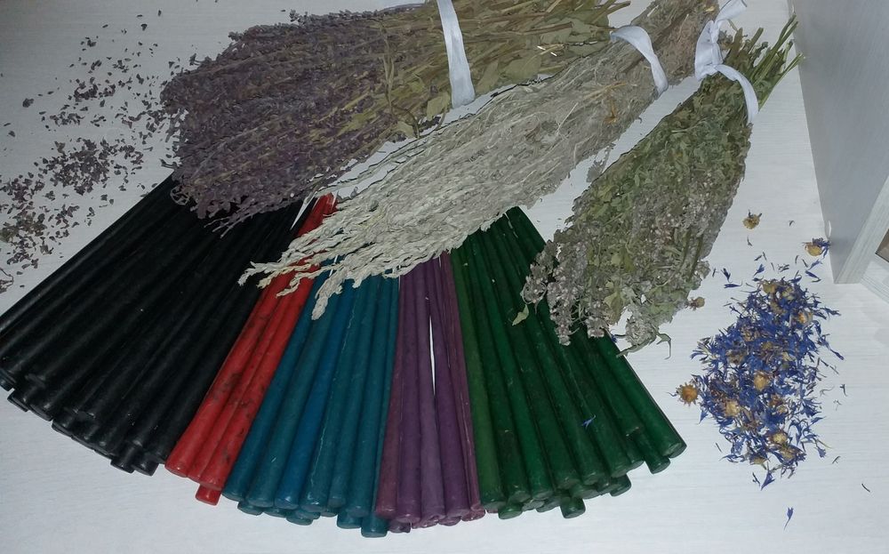 Восковые , программные свечи