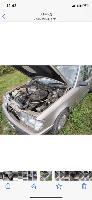 Запчасти на w124 мерседес.