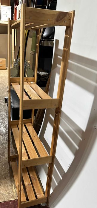 Etajera din lemn masiv; Raft de lemn; Dulap cu polite