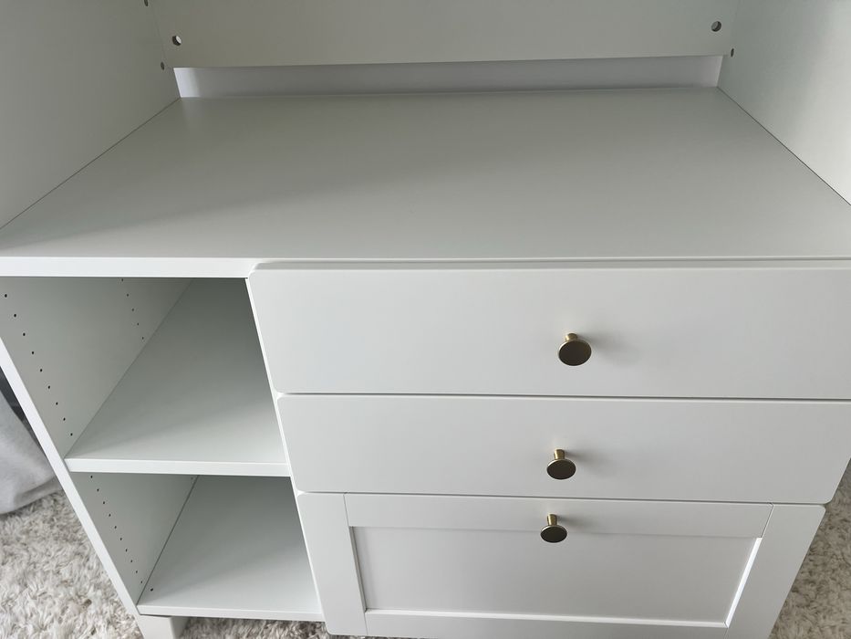 Masa infasat / birou reglabil SMASTAD Ikea