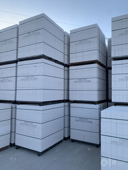 Газоблок Автоклав Д600/500 от производителя Power Block