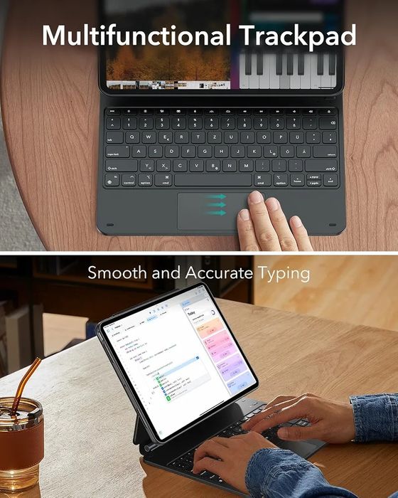 ESR Калъф с клавиатура и тракпад за iPad Air 13" (2024-2026, M2/M3/M4)