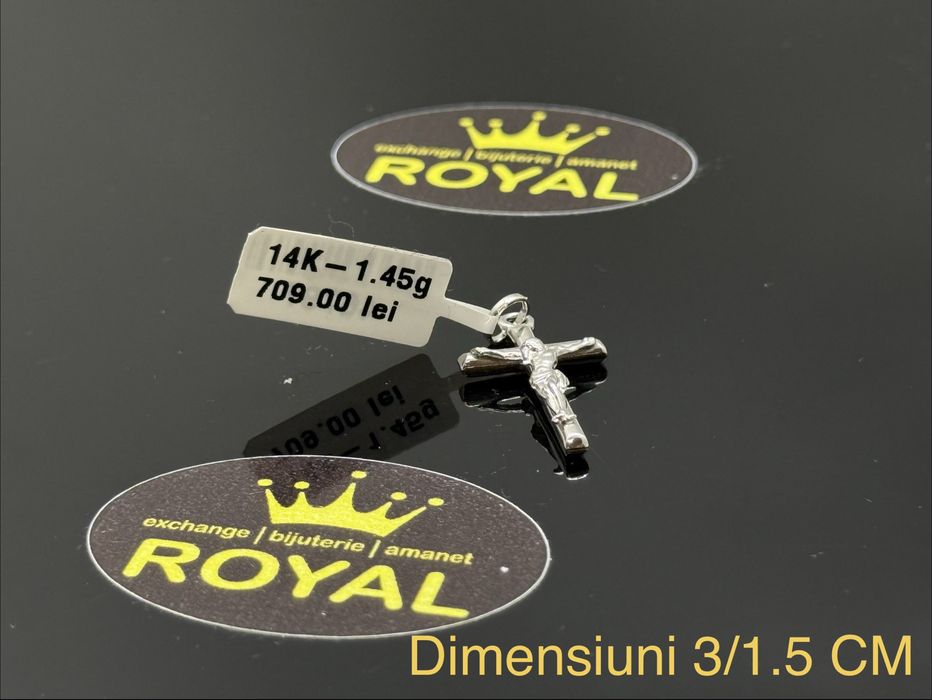 Bijuteria ROYAL : Pandantiv AUR 14K NOU / 1.45 GR