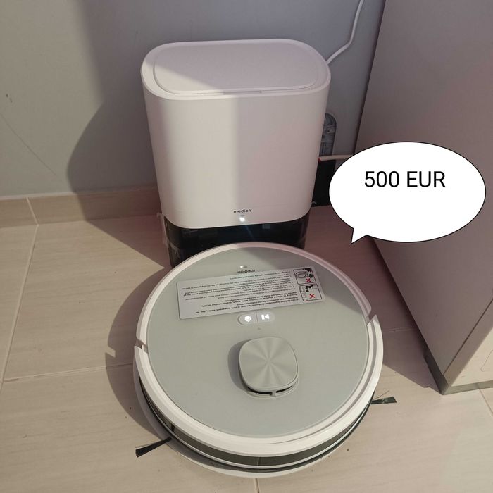 Прахосмукачка робот MEDION X21 SW, лазерна навигация,