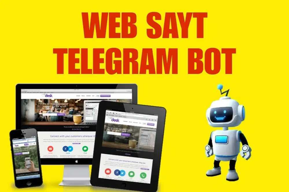 Telegram bot va Sayt yaratish: Tez, qulay, ishonchli
